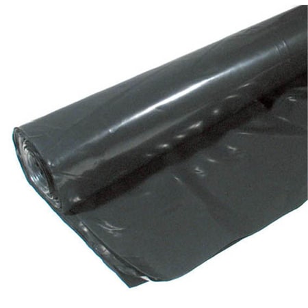 40ft. X 100ft. 6 ML Tyco Polyethylene Black Plastic Sheeting